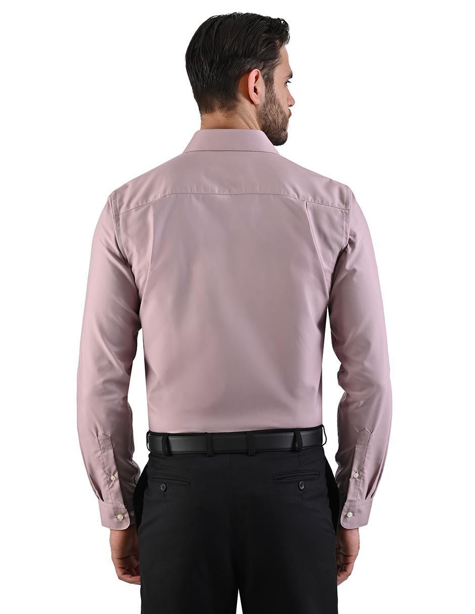 Camisa formal manga larga para hombre 2