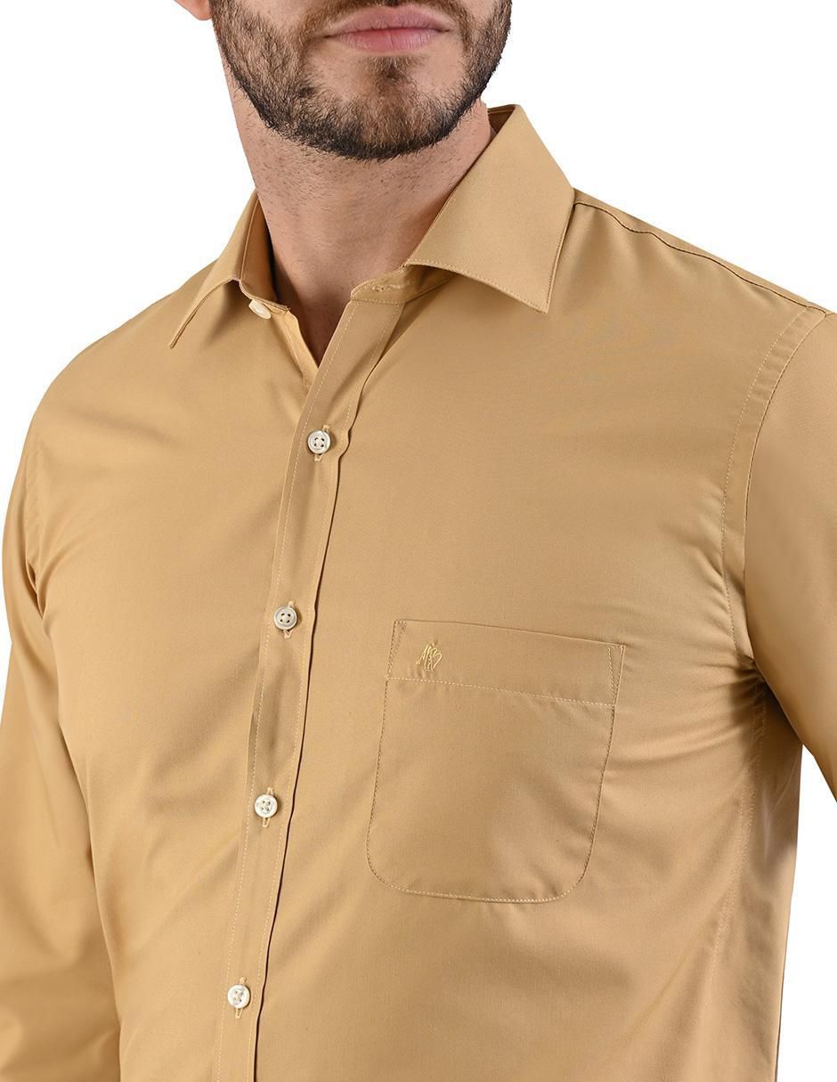 Camisa formal manga larga para hombre 3