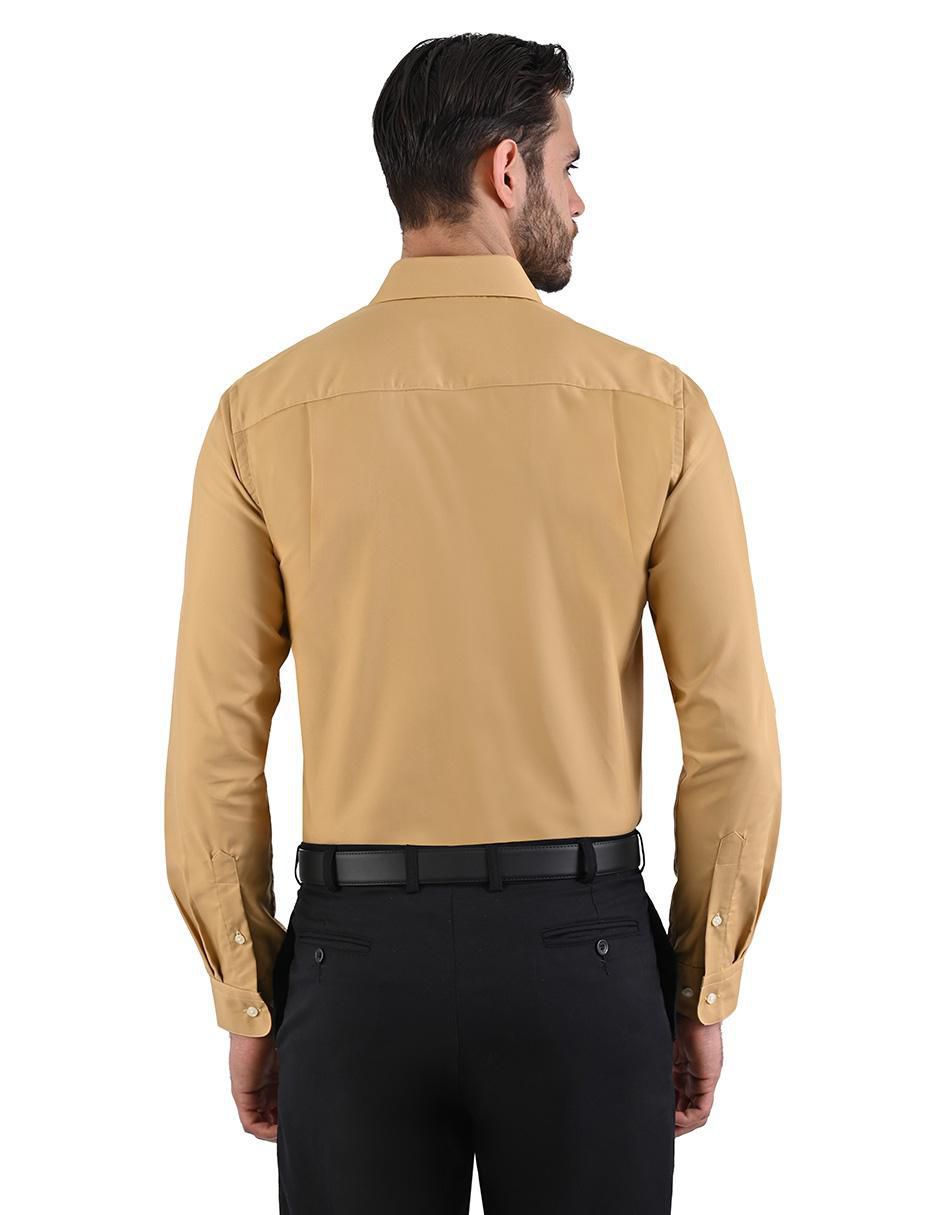 Camisa formal manga larga para hombre 5