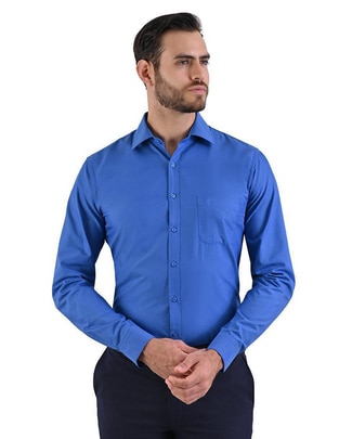 Camisa de vestir manga larga para hombre