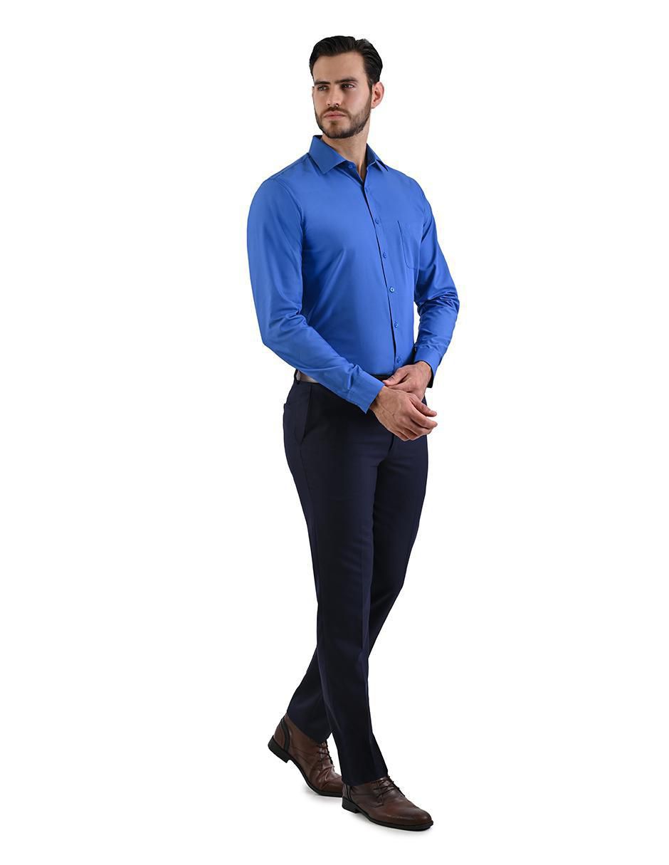 Camisa de vestir manga larga para hombre 5
