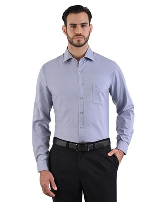 Camisa formal manga larga para hombre