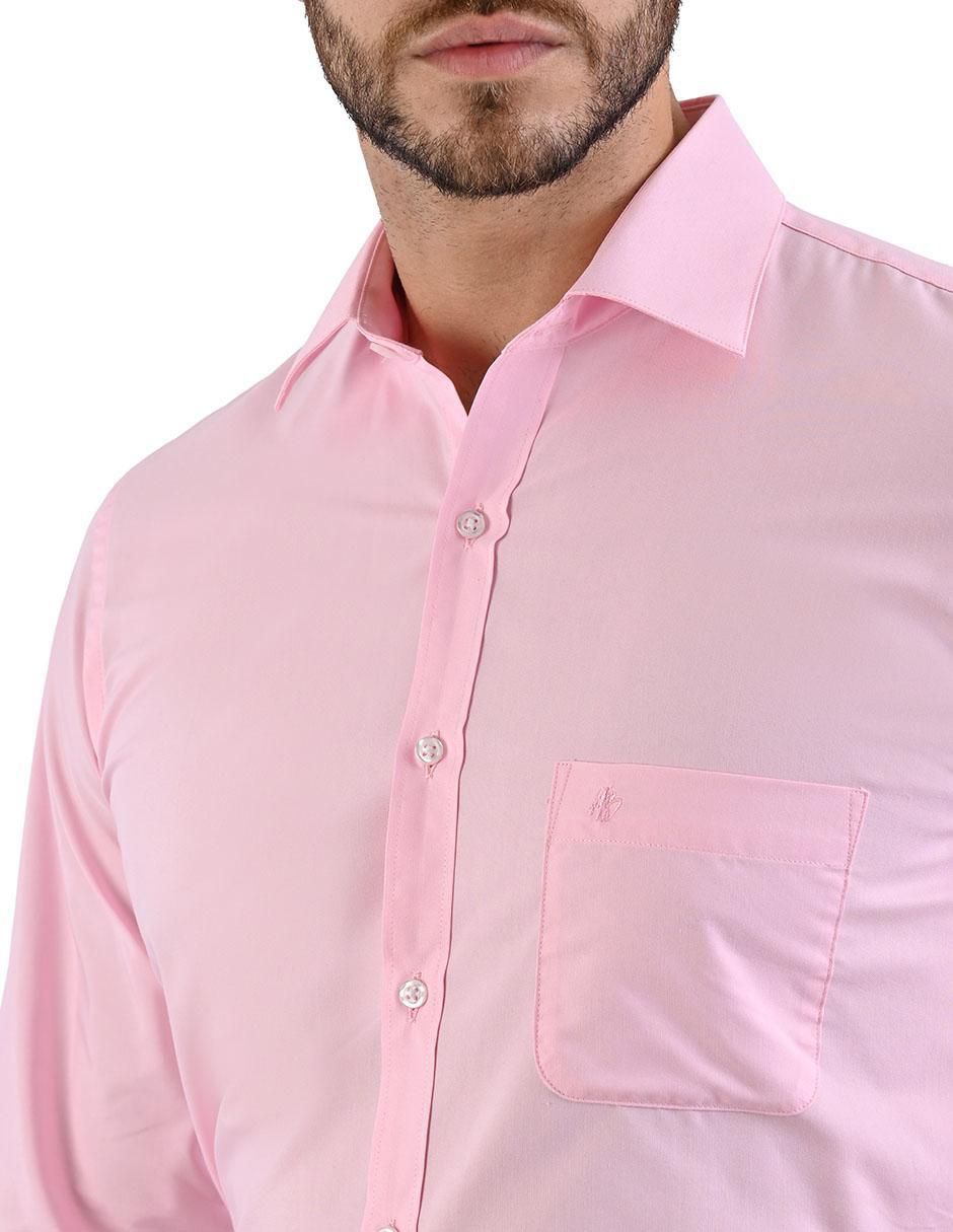 Camisa formal manga larga para hombre 2