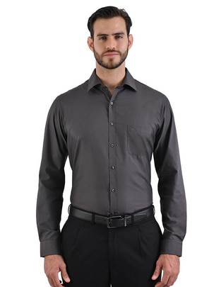 Camisa formal manga larga para hombre