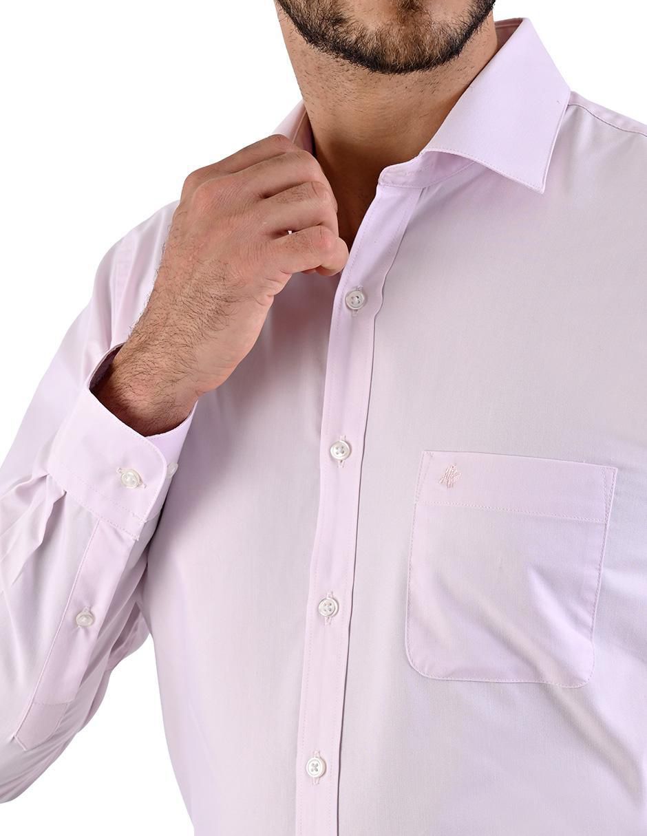 Camisa formal manga larga para hombre 3