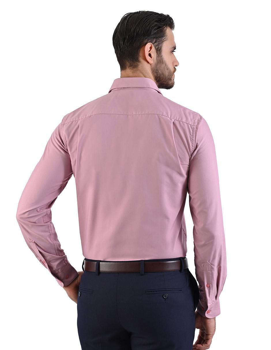 Camisa formal manga larga para hombre
