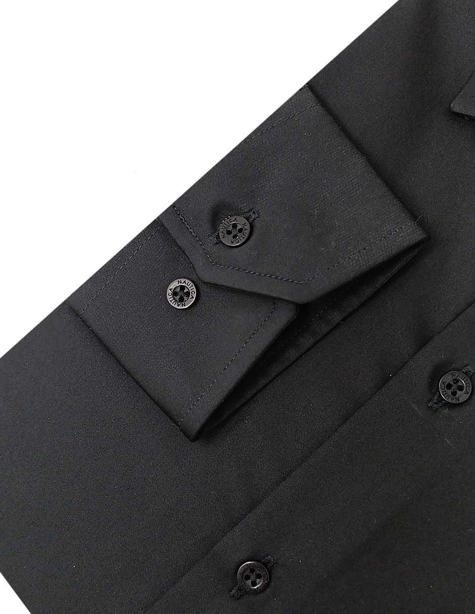 Camisa de vestir Nautica de algodón manga larga para hombre