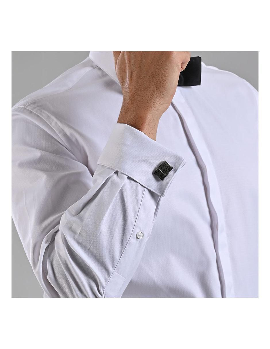 Camisa formal manga larga para hombre 6