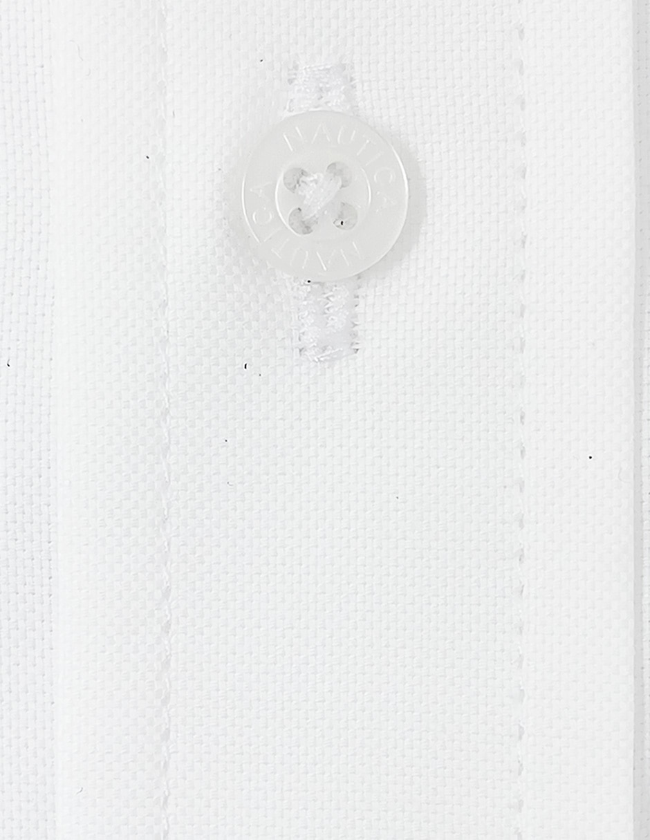 Camisa de vestir Nautica de algodón manga larga para hombre