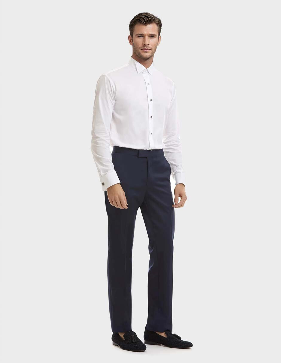 Camisa etiqueta de algodón manga larga para hombre 3