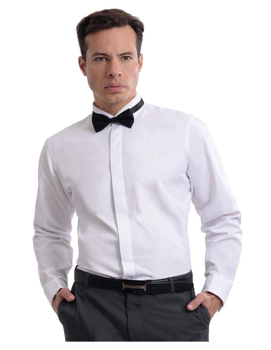 Camisa de etiqueta manga larga para hombre