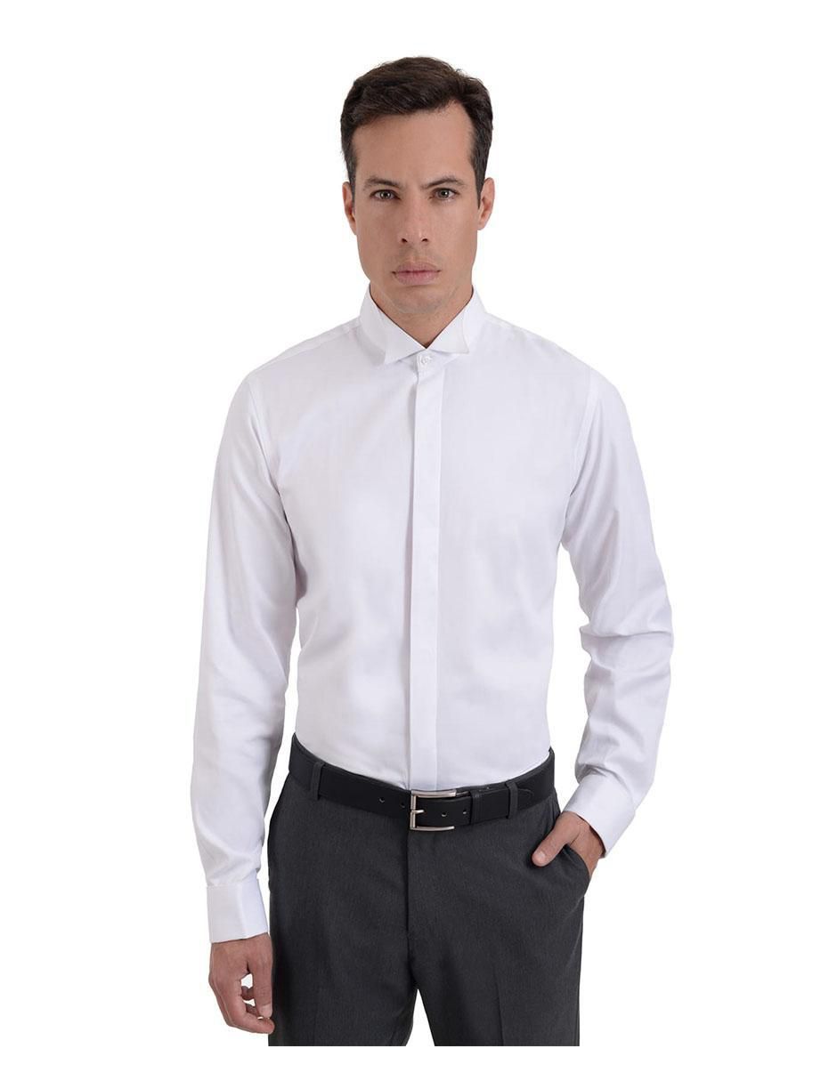 Camisa de etiqueta manga larga para hombre 5