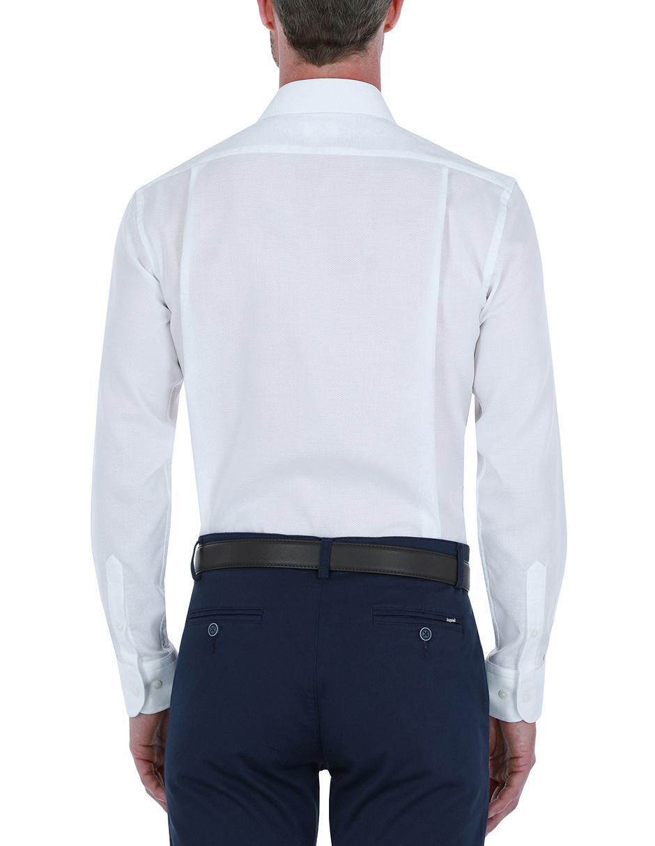 Camisa business casual de algodón manga larga para hombre 3