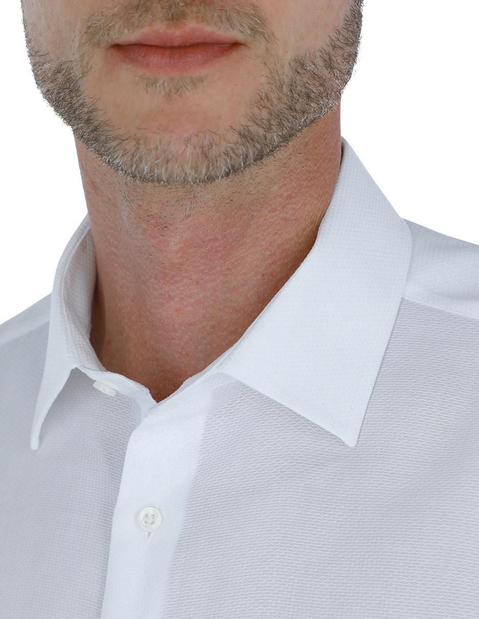 Camisa business casual de algodón manga larga para hombre 2