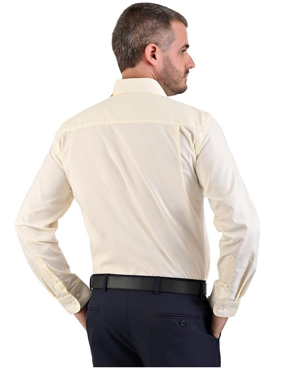 Camisa formal manga larga para hombre
