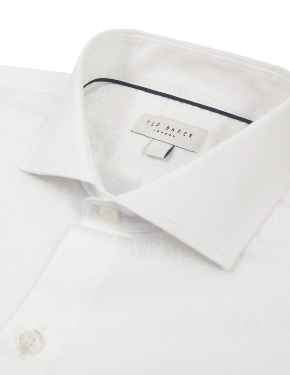 Camisa de vestir de algodón manga larga para hombre 2