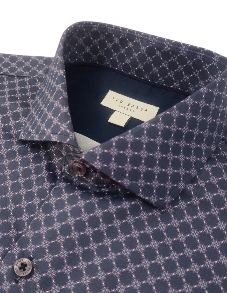 Camisa de vestir manga larga para hombre