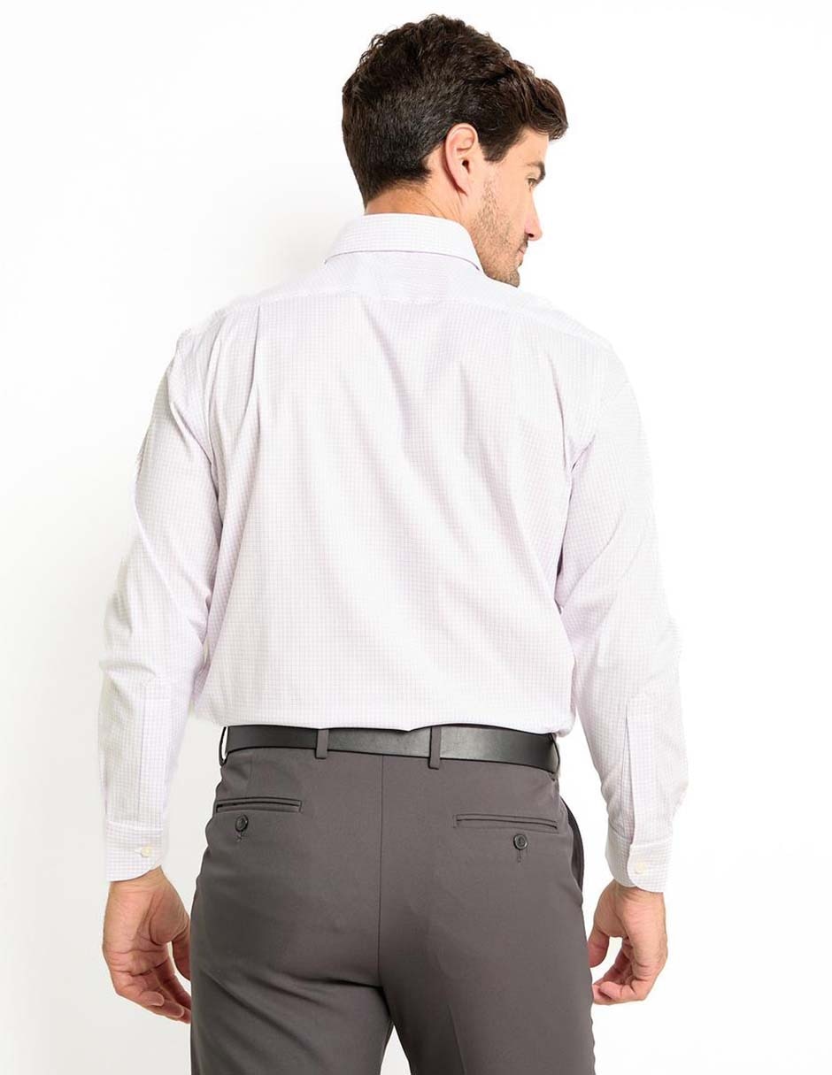 Camisa de vestir de algodón manga larga para hombre 5