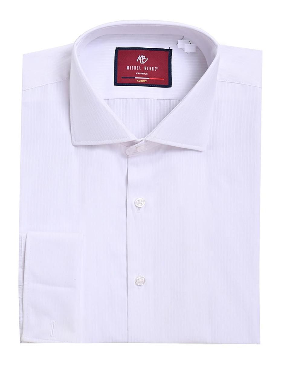 Camisa formal manga larga para hombre 5