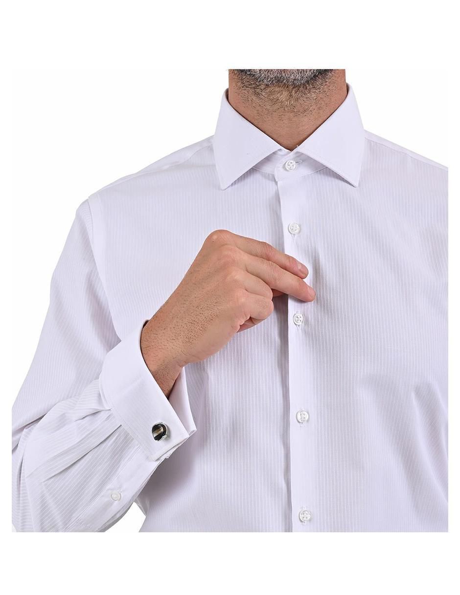 Camisa formal manga larga para hombre