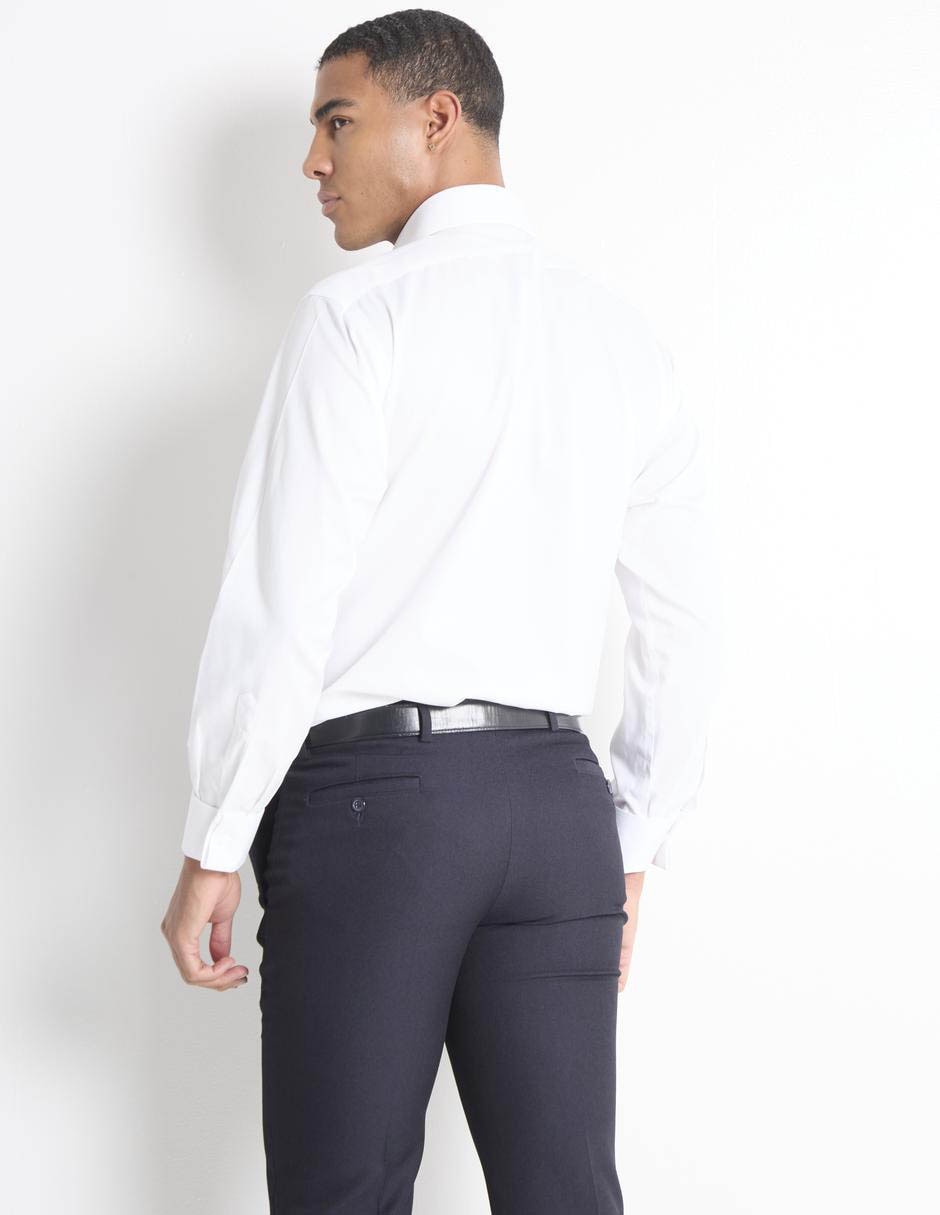 Camisa de algodón manga larga para hombre