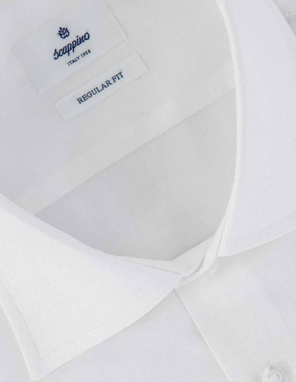 Camisa formal de algodón manga larga para hombre