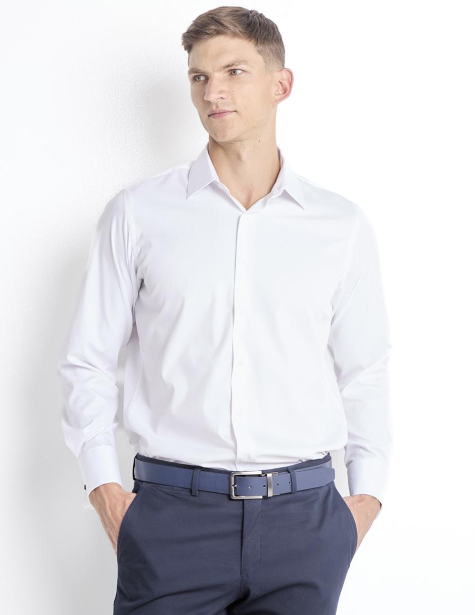Camisa de vestir manga larga para hombre Camisa de vestir manga larga para hombre