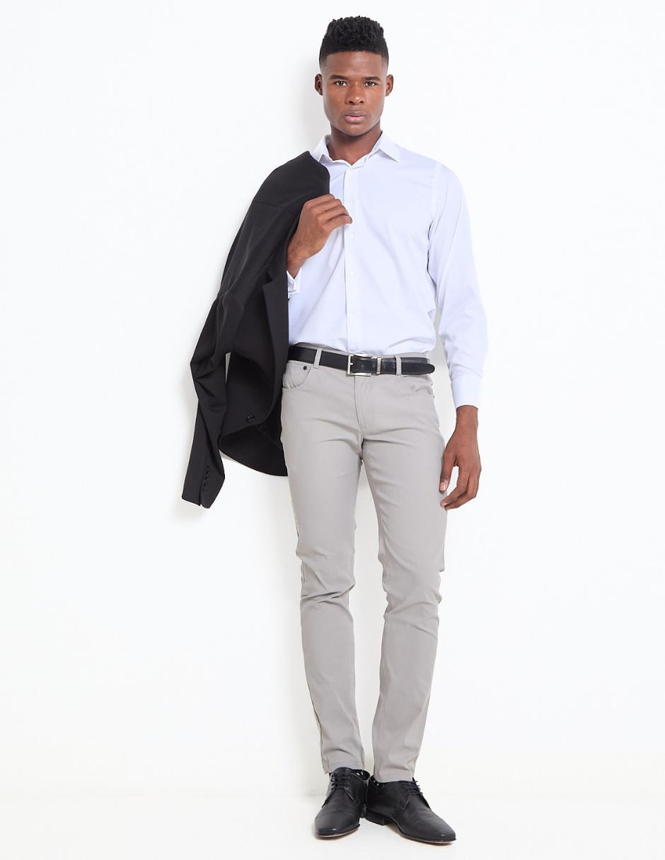 Camisa de vestir Perry Ellis manga larga para hombre