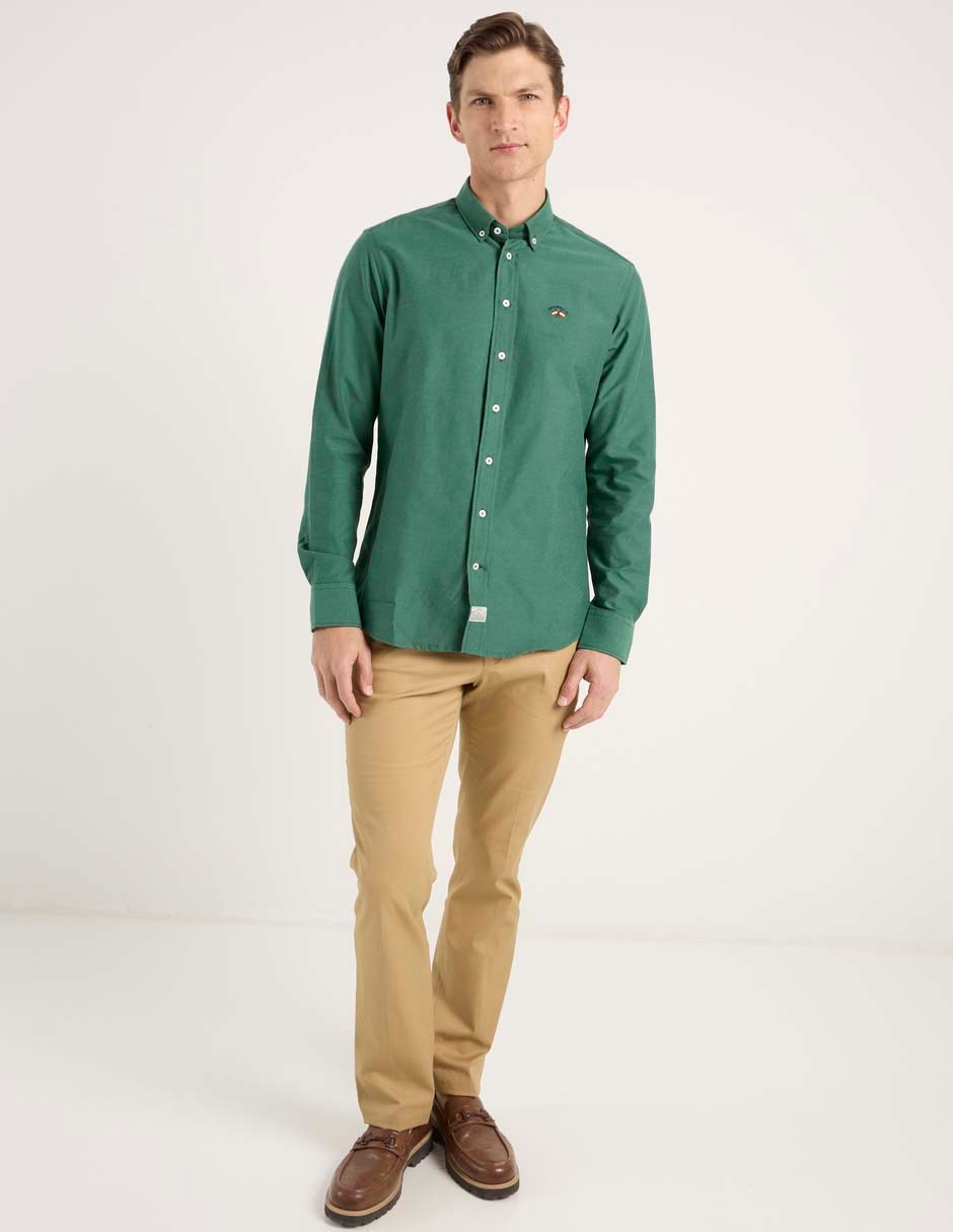 Camisa casual Spagnolo manga larga para hombre