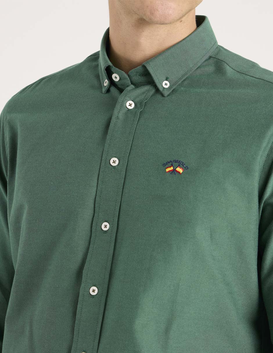 Camisa casual Spagnolo manga larga para hombre