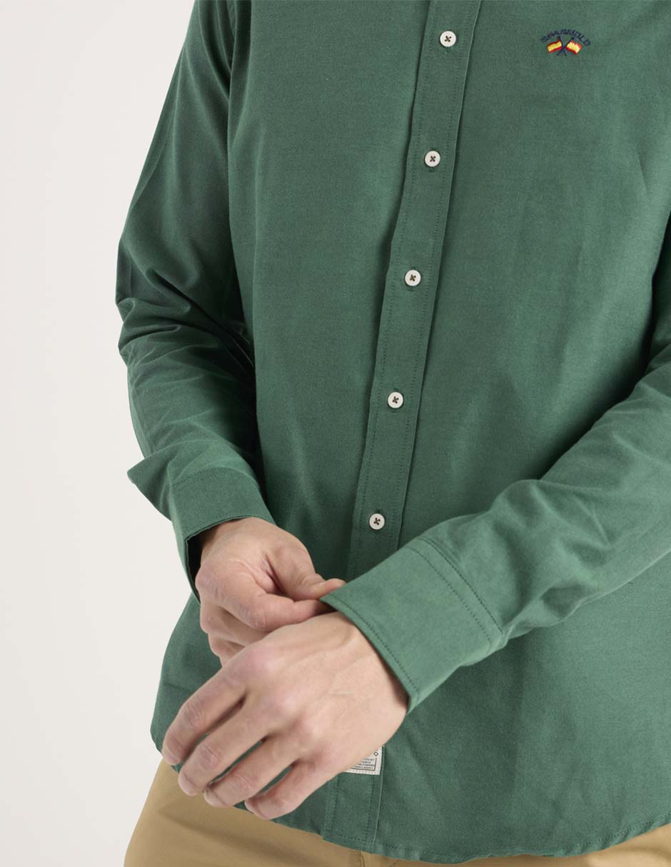 Camisa casual Spagnolo manga larga para hombre