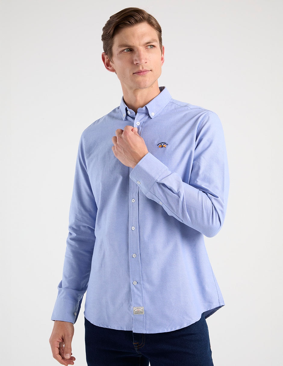 Camisa casual Spagnolo manga larga para hombre