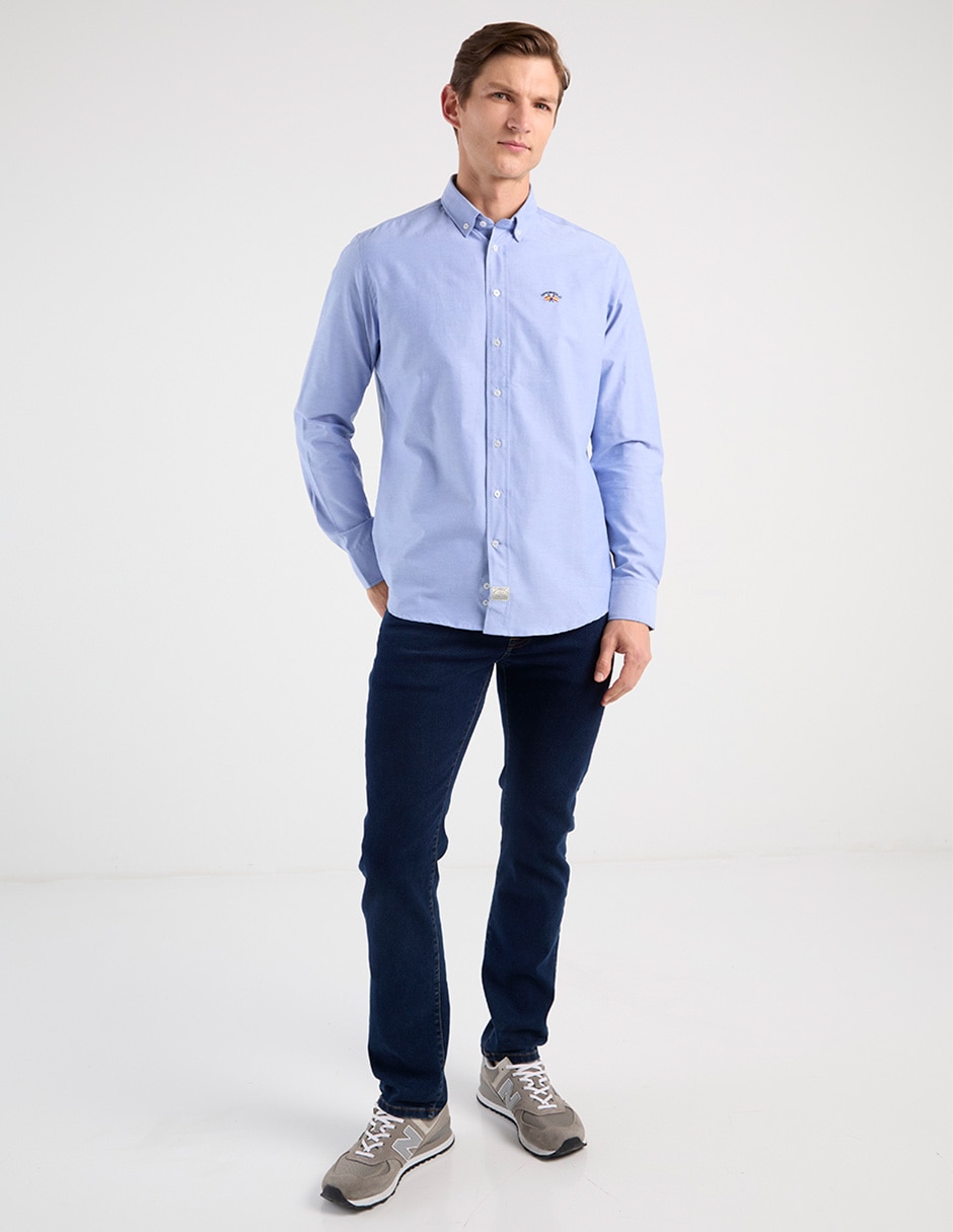 Camisa casual Spagnolo manga larga para hombre