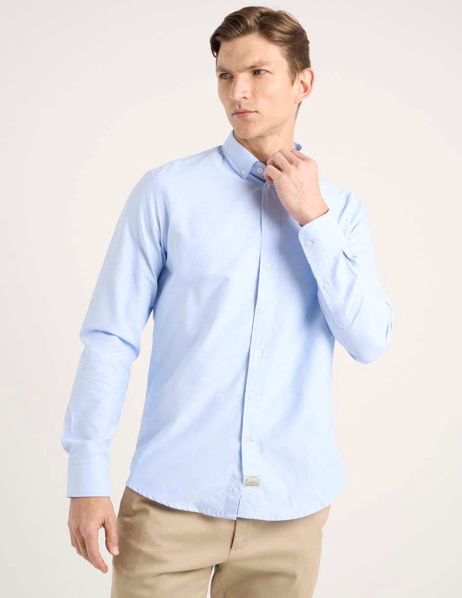 Camisa casual Spagnolo manga larga para hombre