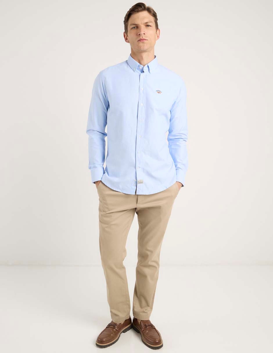 Camisa casual Spagnolo manga larga para hombre