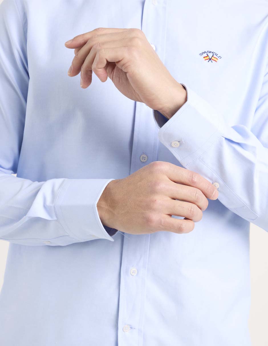 Camisa casual Spagnolo manga larga para hombre