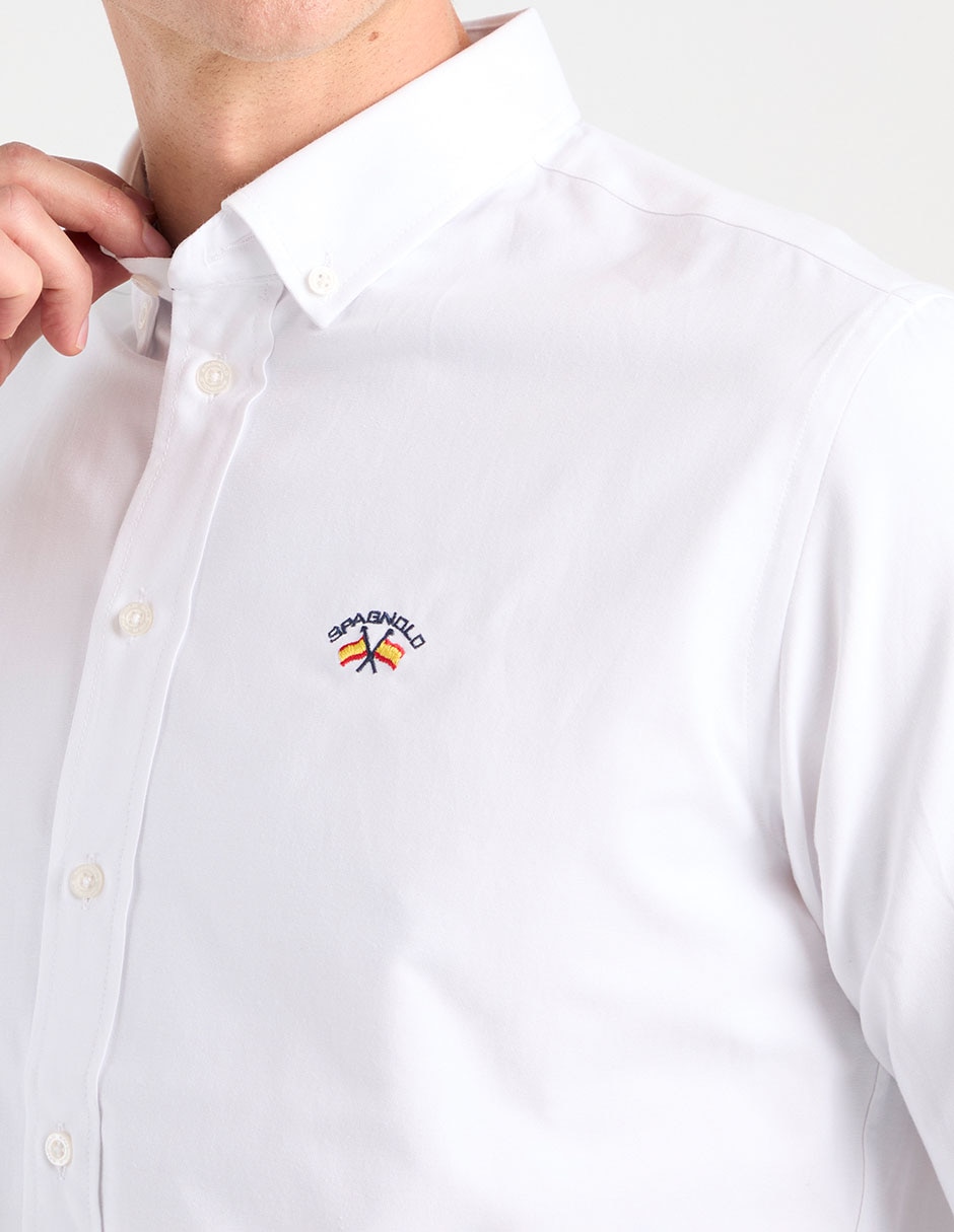 Camisa de vestir Spagnolo manga larga para hombre