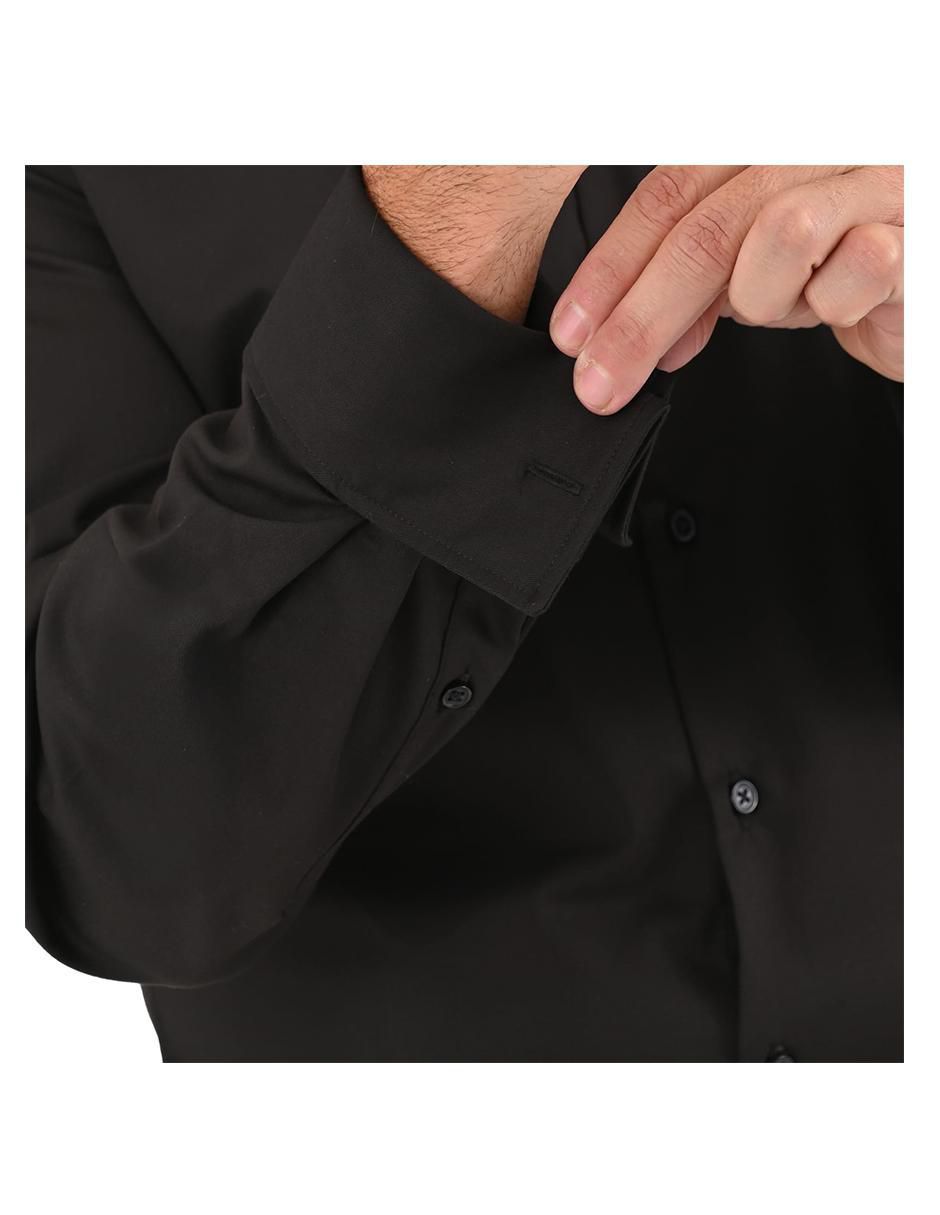 Camisa formal manga larga para hombre 2