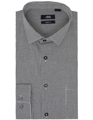 Camisa de vestir de algodón manga larga para hombre