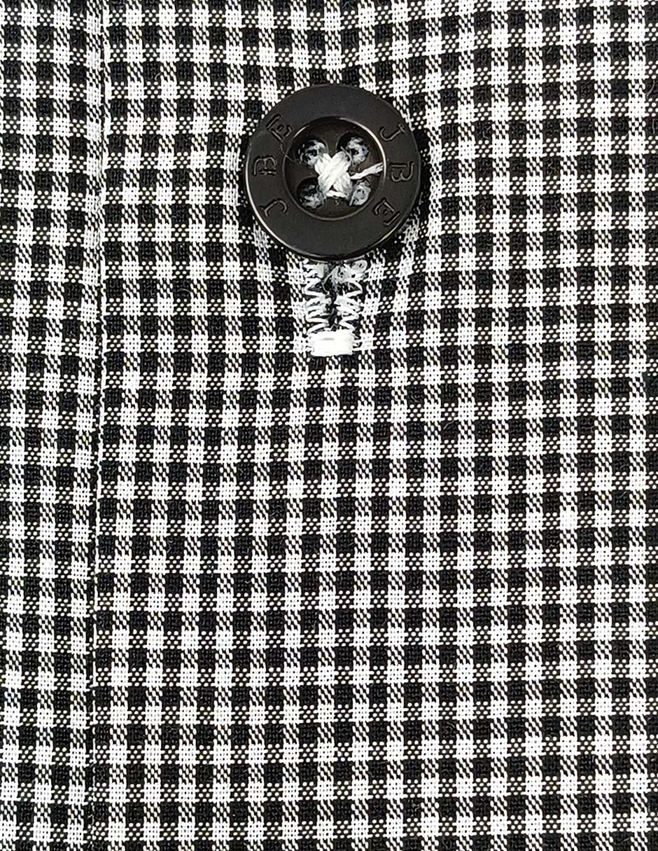Camisa de vestir de algodón manga larga para hombre