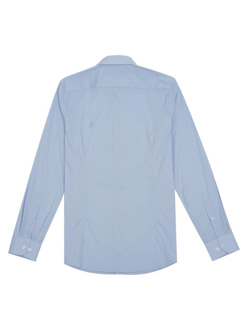Camisa formal de algodón manga larga para hombre 3