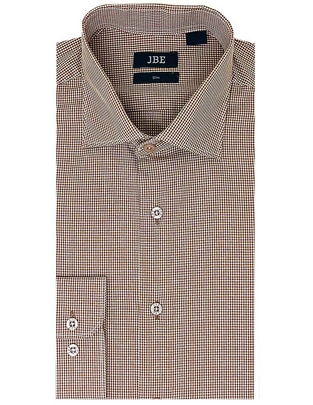 Camisa de vestir de algodón manga larga para hombre