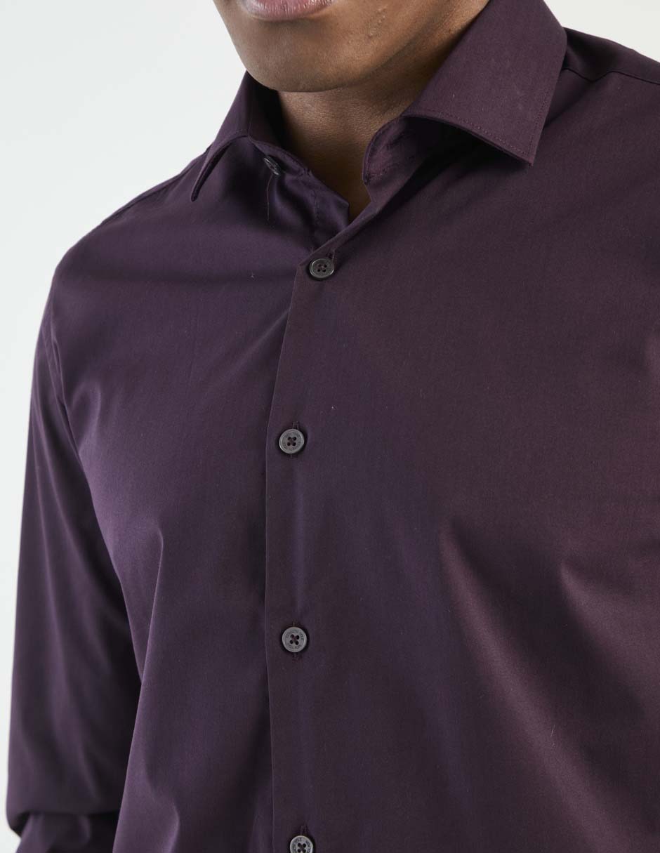 Camisa de vestir manga larga para hombre