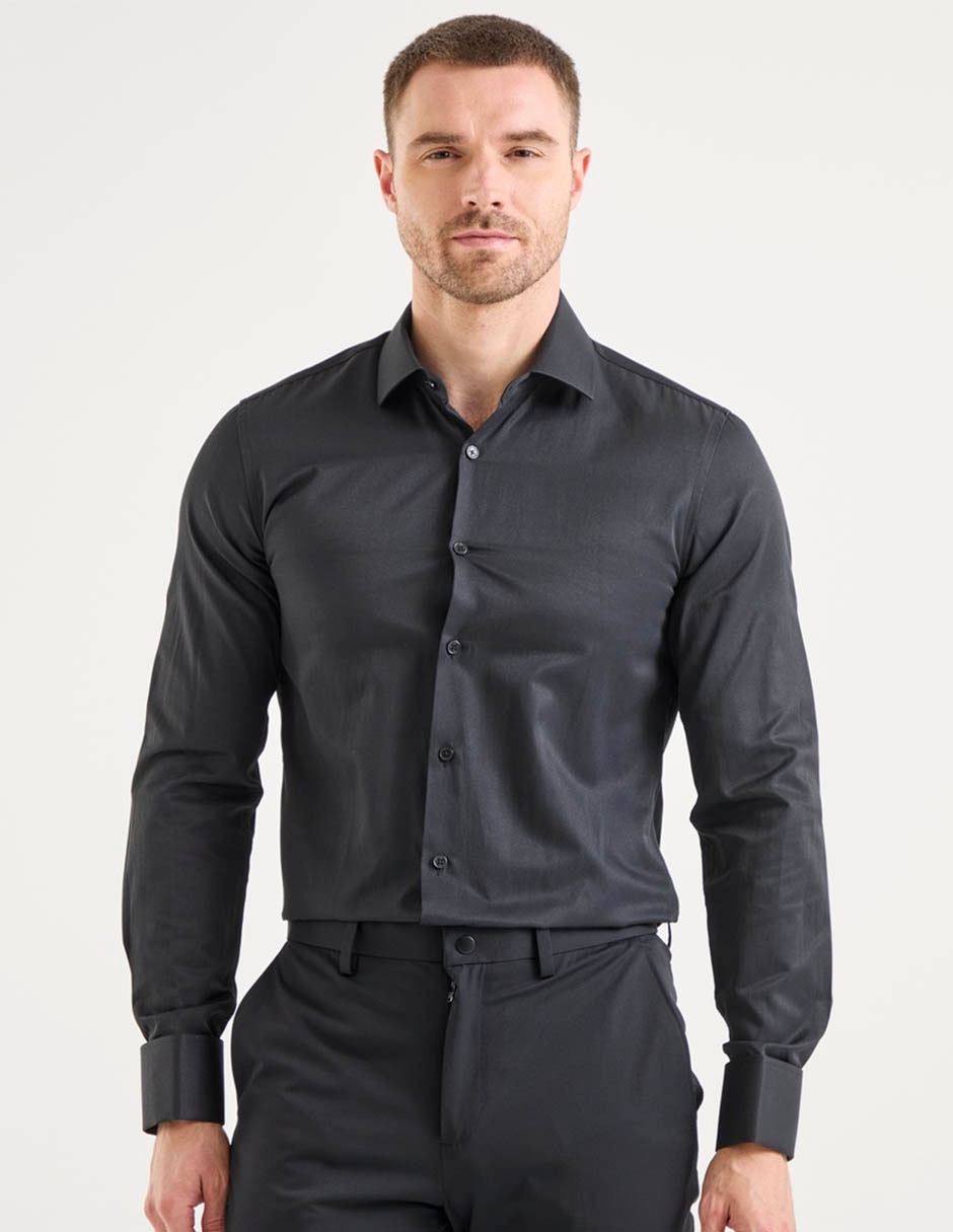 Camisa de vestir manga larga para hombre Camisa de vestir manga larga para hombre