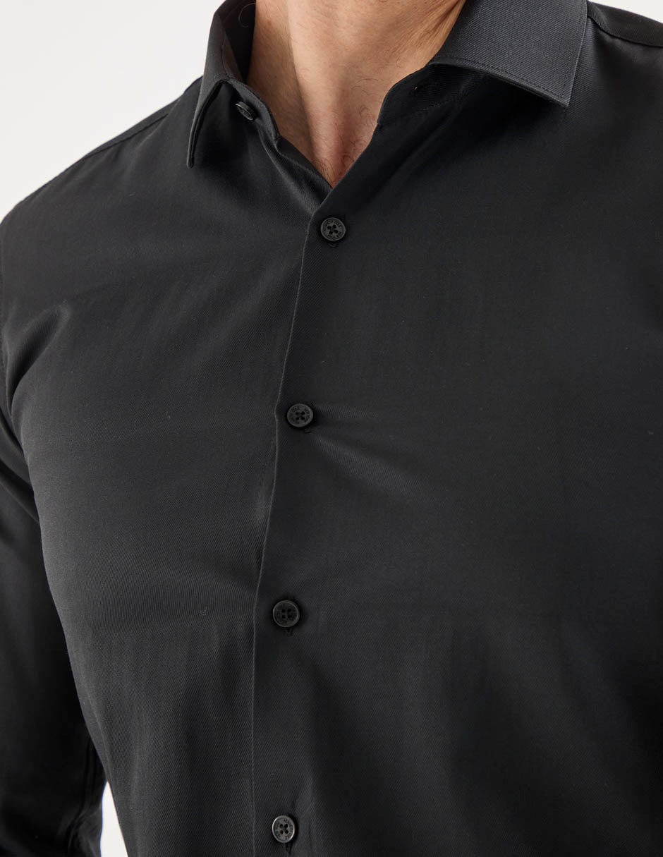Camisa de vestir manga larga para hombre