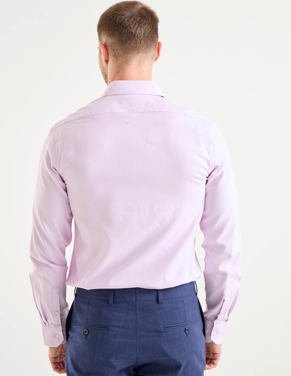 Camisa de vestir de algodón manga larga para hombre 5