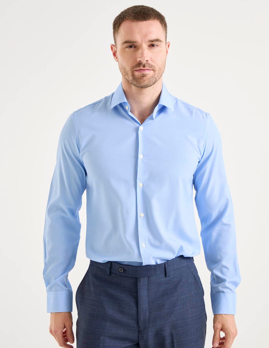 Camisa de vestir fw25 manga larga para hombre Camisa de vestir fw25 manga larga para hombre