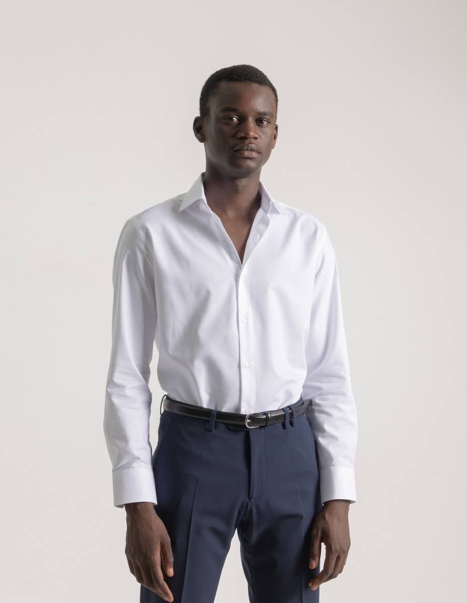 Camisa de vestir manga larga para hombre