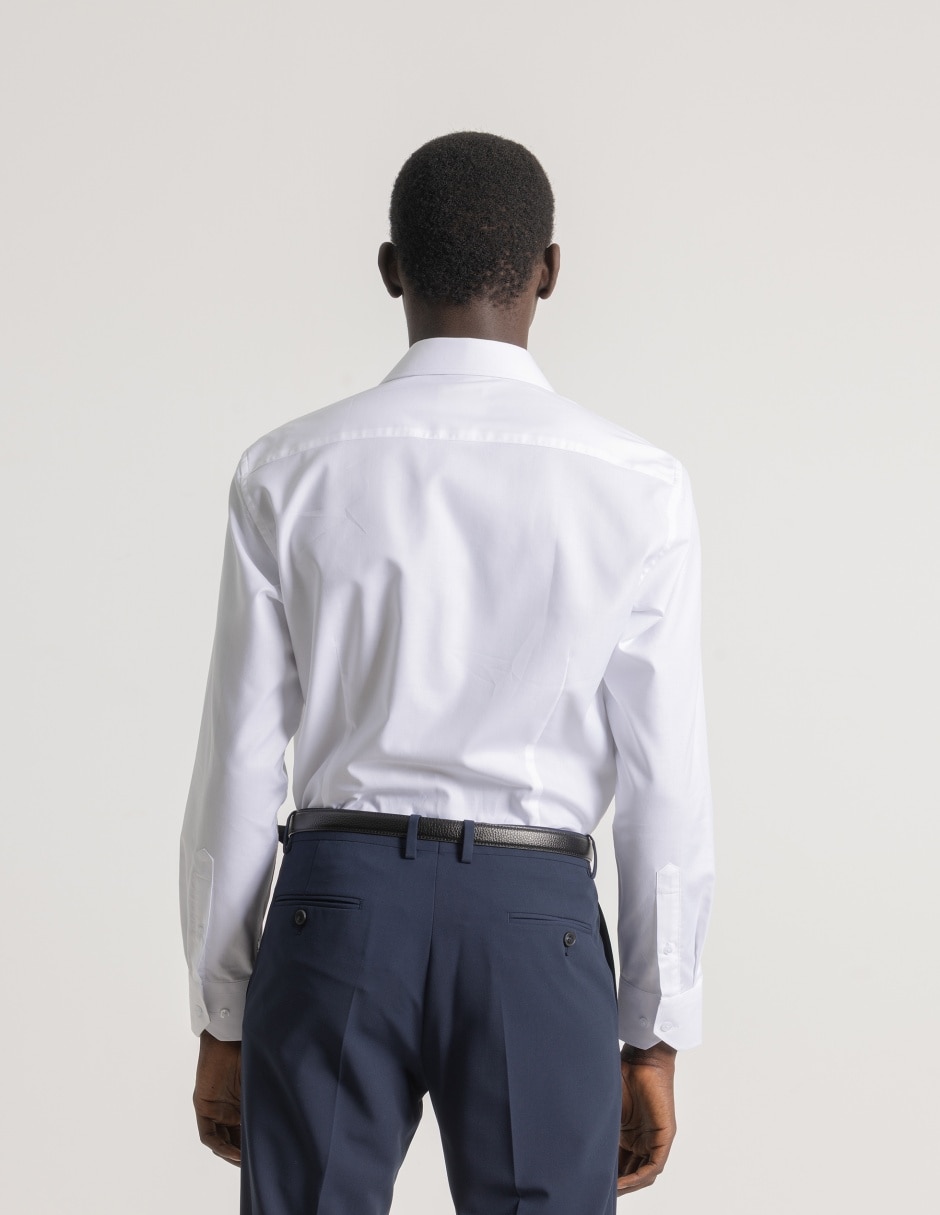 Camisa de vestir manga larga para hombre 8