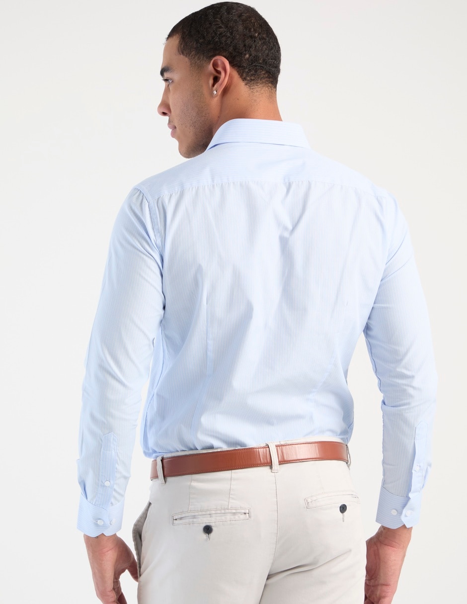 Camisa de vestir manga larga para hombre